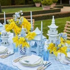 Online Mrs. Alice Powder Blue Pagoda Lantern