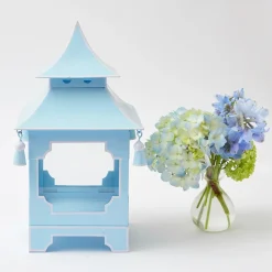Online Mrs. Alice Powder Blue Pagoda Lantern
