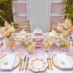 Clearance Mrs. Alice Powder Pink Pagoda Lantern