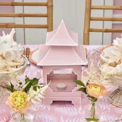 Sale Mrs. Alice Powder Pink Pagoda Lantern