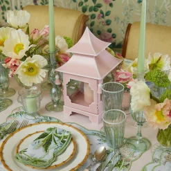 Sale Mrs. Alice Powder Pink Pagoda Lantern