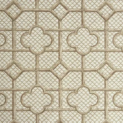 Sale Mrs. Alice Putty Bamboo Trellis Fabric