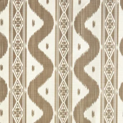 Best Mrs. Alice Putty Ikat Stripe Fabric