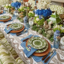 New Mrs. Alice Putty Ikat Tablecloth