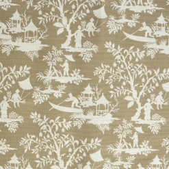 Outlet Mrs. Alice Putty Pagoda Garden Fabric