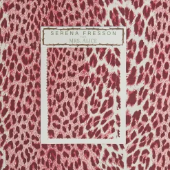 New Mrs. Alice Raspberry Pink Leopard Fabric