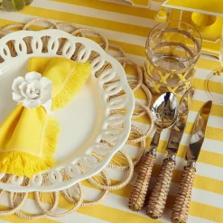 Clearance Mrs. Alice Rattan Cutlery (5 Piece)
