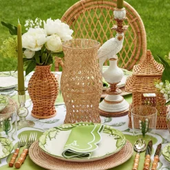 Online Mrs. Alice Rattan Hurricane Lantern (Pair)