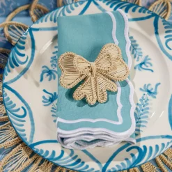 Outlet Mrs. Alice Rattan Napkin Bows (Set Of 4)