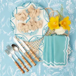 Outlet Mrs. Alice Rattan Napkin Bows (Set Of 4)