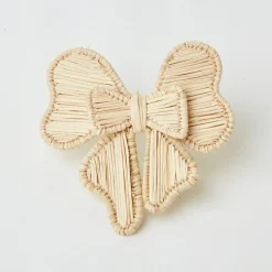 Discount Mrs. Alice Rattan Napkin Bows (Set Of 4)