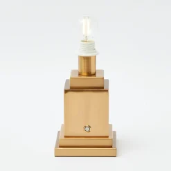 Discount Mrs. Alice Rechargeable Lamp With Blue Lotus Lampshade