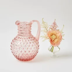 Clearance Mrs. Alice Rose Pink Hobnail Jug