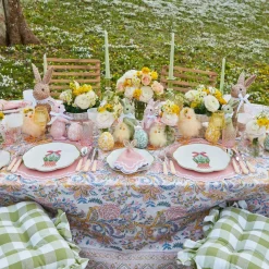 Clearance Mrs. Alice Scalloped Easter Dinner & Starter Plate (Set Of 8)