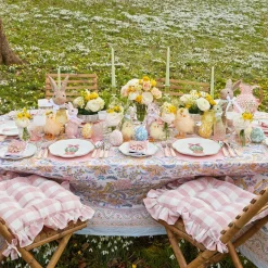 Mrs. Alice Scalloped Easter Dinner & Starter Plate (Set Of 8)