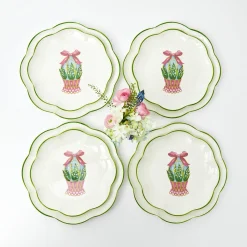 Sale Mrs. Alice Scalloped Easter Dinner & Starter Plate (Set Of 8)