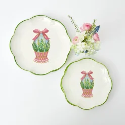 Sale Mrs. Alice Scalloped Easter Dinner Plate