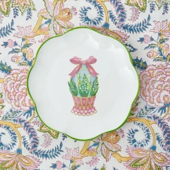 Sale Mrs. Alice Scalloped Easter Dinner Plate