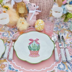 Sale Mrs. Alice Scalloped Easter Dinner Plate