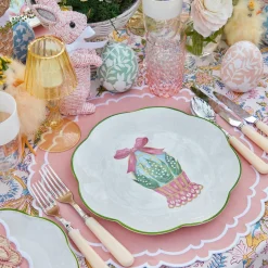 Sale Mrs. Alice Scalloped Easter Dinner Plate