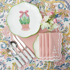 Hot Mrs. Alice Scalloped Easter Dinner Plate (Set Of 4)