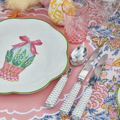 Hot Mrs. Alice Scalloped Easter Dinner Plate (Set Of 4)