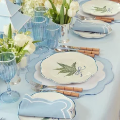 Online Mrs. Alice Scalloped Lily Of The Valley Starter Plate (Set Of 4)