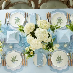 Sale Mrs. Alice Scalloped Lily Of The Valley Dinner Plate