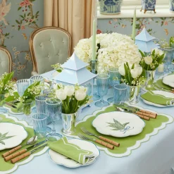 Sale Mrs. Alice Scalloped Lily Of The Valley Dinner Plate