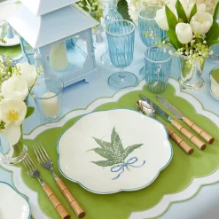 Sale Mrs. Alice Scalloped Lily Of The Valley Dinner Plate