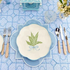 Sale Mrs. Alice Scalloped Lily Of The Valley Dinner Plate