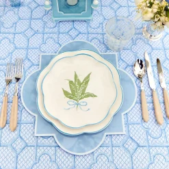 Mrs. Alice Scalloped Lily Of The Valley Starter Plate (Set Of 4)