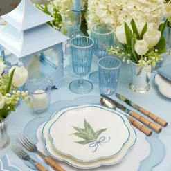 Mrs. Alice Scalloped Lily Of The Valley Starter Plate (Set Of 4)