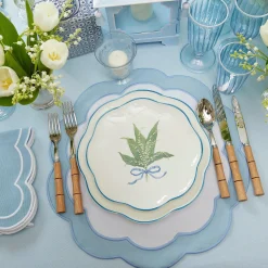 Hot Mrs. Alice Scalloped Lily Of The Valley Starter Plate