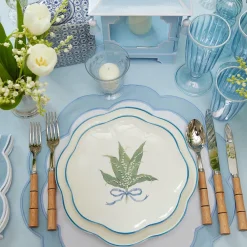 Mrs. Alice Scalloped Lily Of The Valley Dinner Plate (Set Of 4)