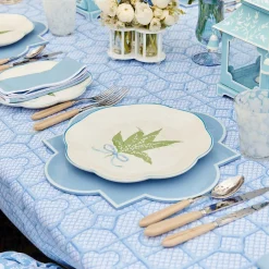 Mrs. Alice Scalloped Lily Of The Valley Dinner Plate (Set Of 4)