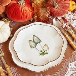 Discount Mrs. Alice Scalloped Mushroom Starter Plates (Set Of 4)