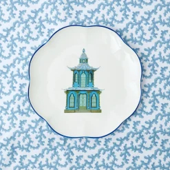 Sale Mrs. Alice Scalloped Pagoda Dinner Plate (Set Of 4)