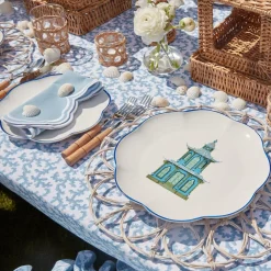 Sale Mrs. Alice Scalloped Pagoda Dinner Plate (Set Of 4)