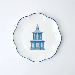 Sale Mrs. Alice Scalloped Pagoda Dinner Plate (Set Of 4)
