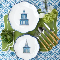 Sale Mrs. Alice Scalloped Pagoda Dinner Plate (Set Of 4)