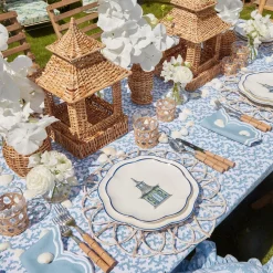Hot Mrs. Alice Scalloped Pagoda Starter Plate (Set Of 4)