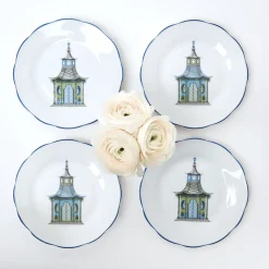 Discount Mrs. Alice Scalloped Pagoda Starter Plate (Set Of 4)
