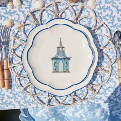 Discount Mrs. Alice Scalloped Pagoda Starter Plate (Set Of 4)