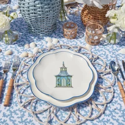 Discount Mrs. Alice Scalloped Pagoda Starter Plate (Set Of 4)
