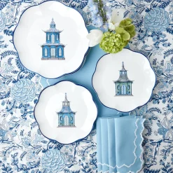 Discount Mrs. Alice Scalloped Pagoda Starter Plate (Set Of 4)
