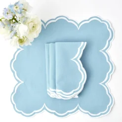 New Mrs. Alice Serena Cornflower Blue Napkins (Set Of 4)