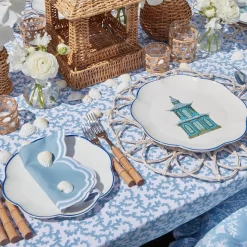New Mrs. Alice Serena Cornflower Blue Napkins (Set Of 4)