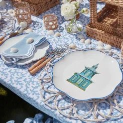 New Mrs. Alice Serena Cornflower Blue Napkins (Set Of 4)