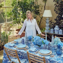 Sale Mrs. Alice Serena Cornflower Blue Placemats (Set Of 4)